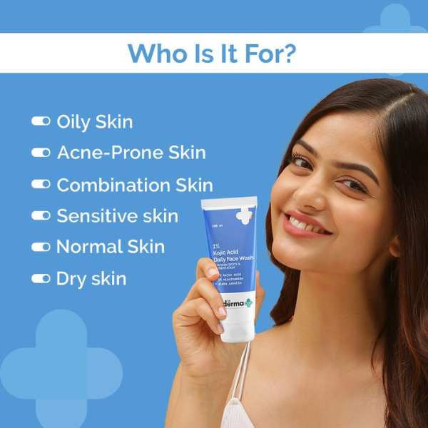 The Derma Co. 1% Kojic Acid Face Wash, 100ml (8904417306248)