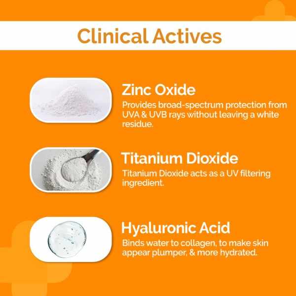 The Derma Co. 1% Hyaluronic Tinted Sunscreen Gel SPF 60 PA++++, 50gm (8906087778363)