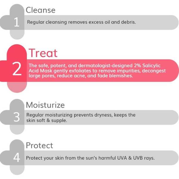 The Derma Co. 2% Salicylic Clay Face Mask, 50gm (8906087774495)