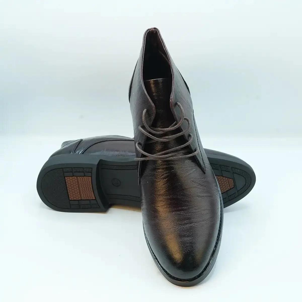 Men's PU Leather Lace-Up Formal Derby Shoes GS62