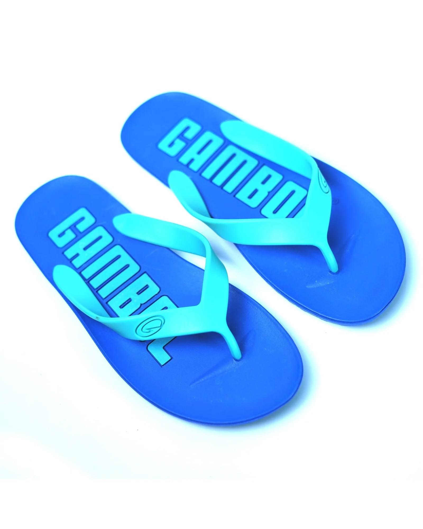 Gambol Beach Slippers Blue Unisex Flip-Flops GSL007