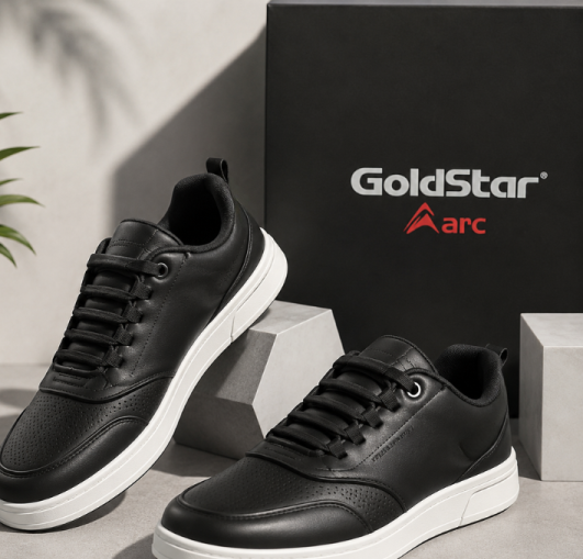 GoldStar AX-1GV Black Casual Sneakers for Men