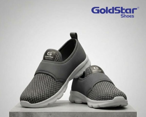 Goldstar G10-L604 Men’s Slip-On Shoes – Dark Grey