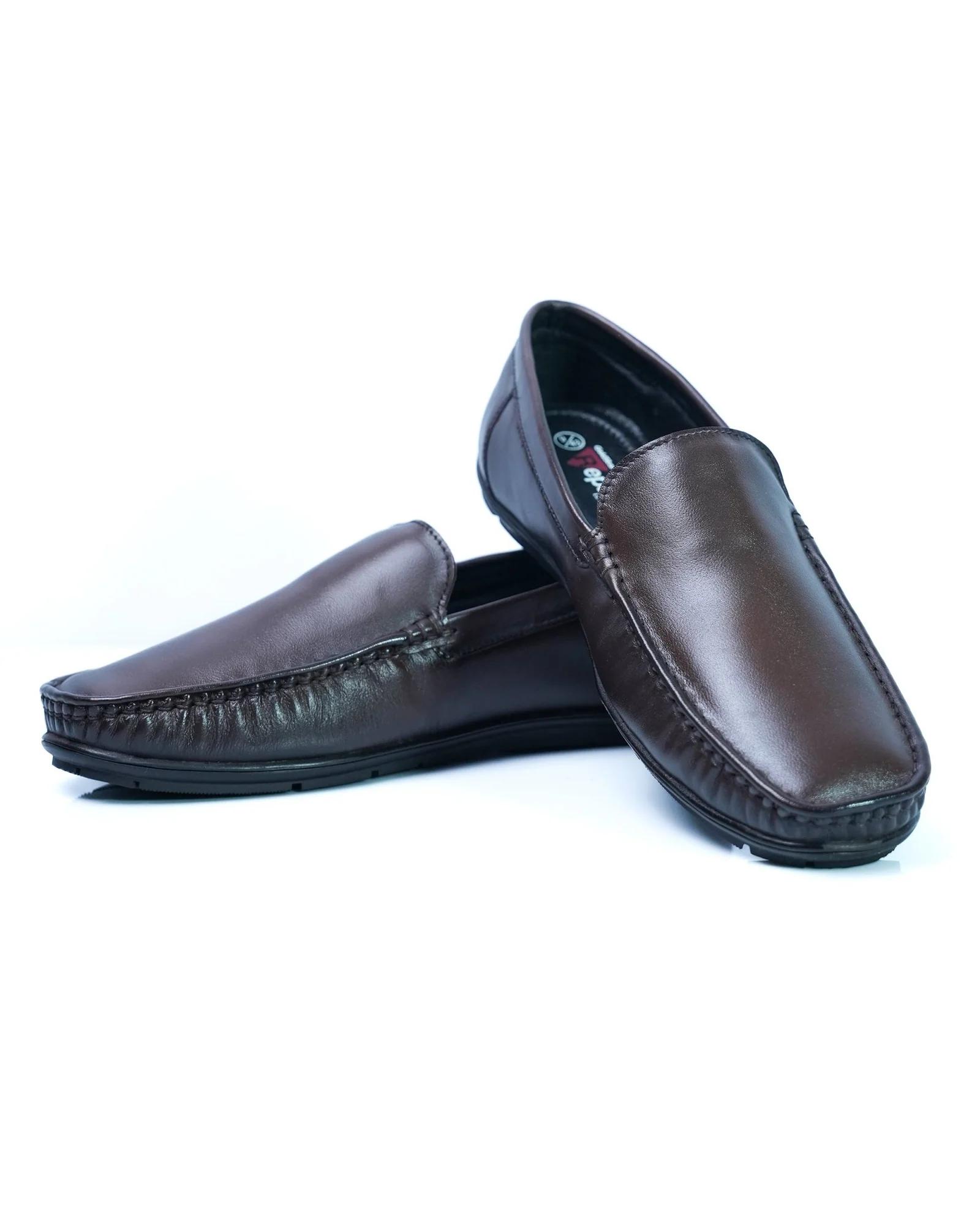 GoldStar Republic Leather Moccasin Loafers for Men GS178.