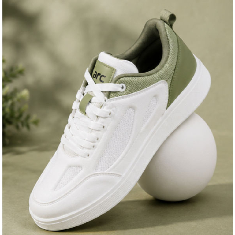 Goldstar ULSF-AX-1FV Unisex Lightweight Casual Sneakers – White/Light Green