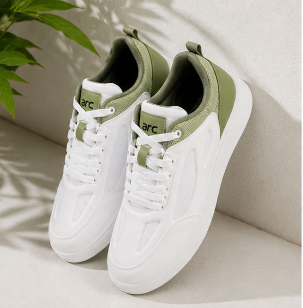 Goldstar ULSF-AX-1FV Unisex Lightweight Casual Sneakers – White/Light Green