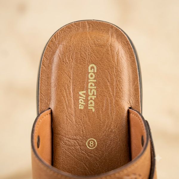 Goldstar Vida ARI-5007 Men’s Brown Slippers
