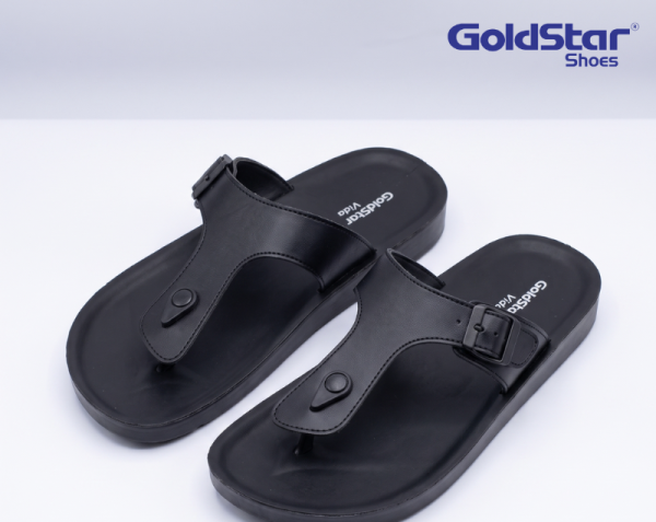 Goldstar Vida NED-6002 Men’s Black Slippers
