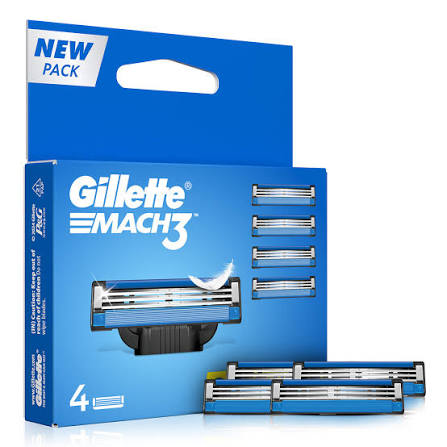 Gillete Mach 3 Cart 4's
