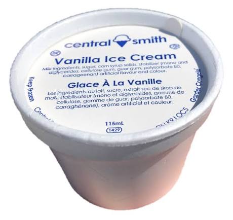 vanilla ice cream 1000ml poly tube