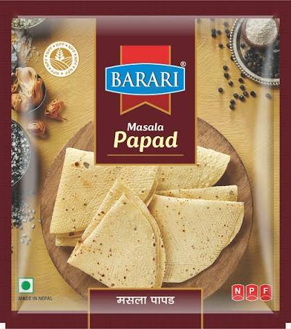 Barari Masala Papad 100Gm