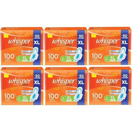 Whisper Choice 6's*108