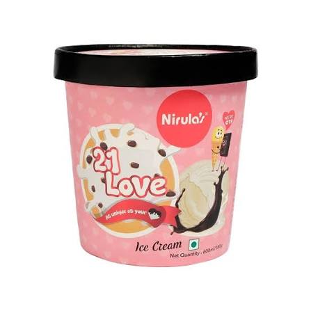 21 love ice cream 115ml poly tube