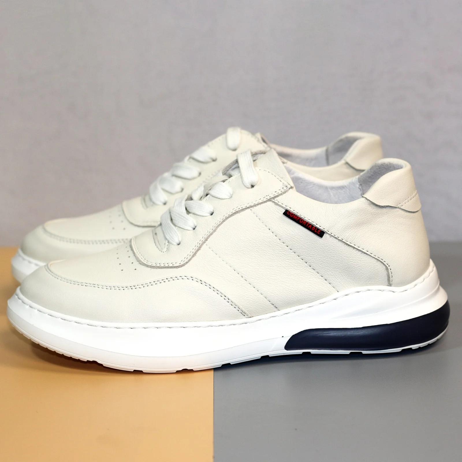 Men's Chunky Leather Sneakers GS106