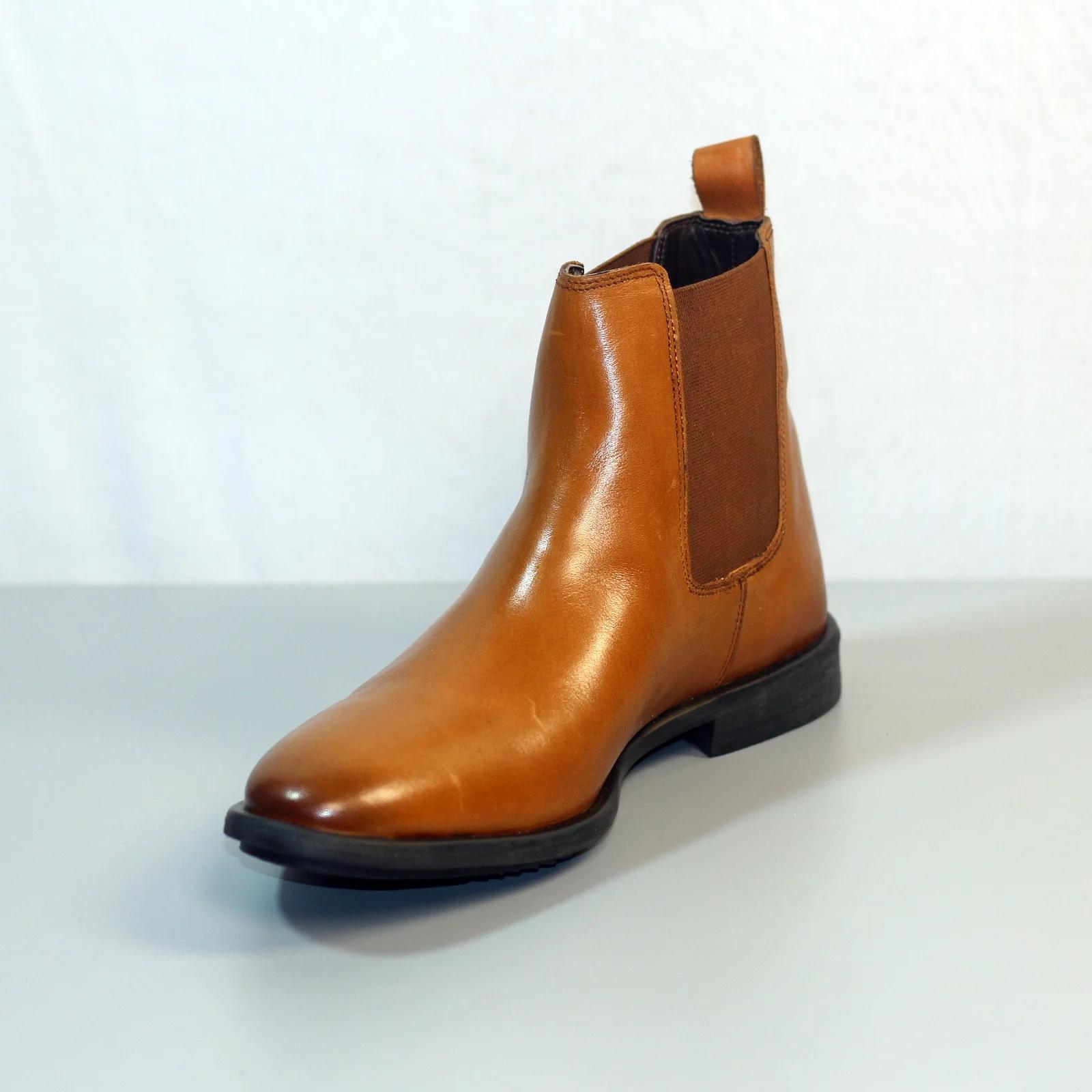 Men's Classic Tan Brown Chelsea Boots GS109