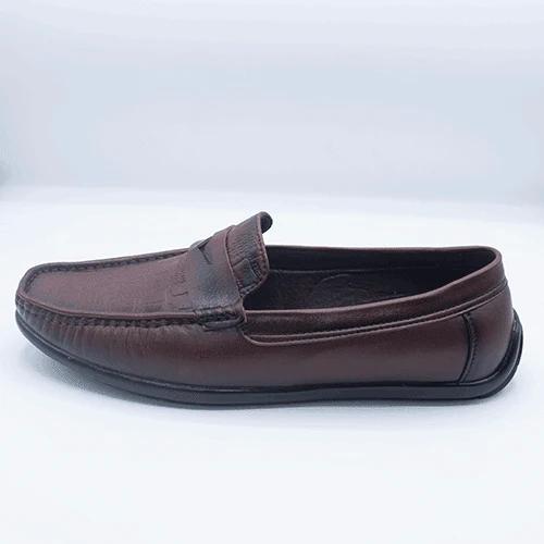 Men's Deep Brown Slip-On Loafers GS34