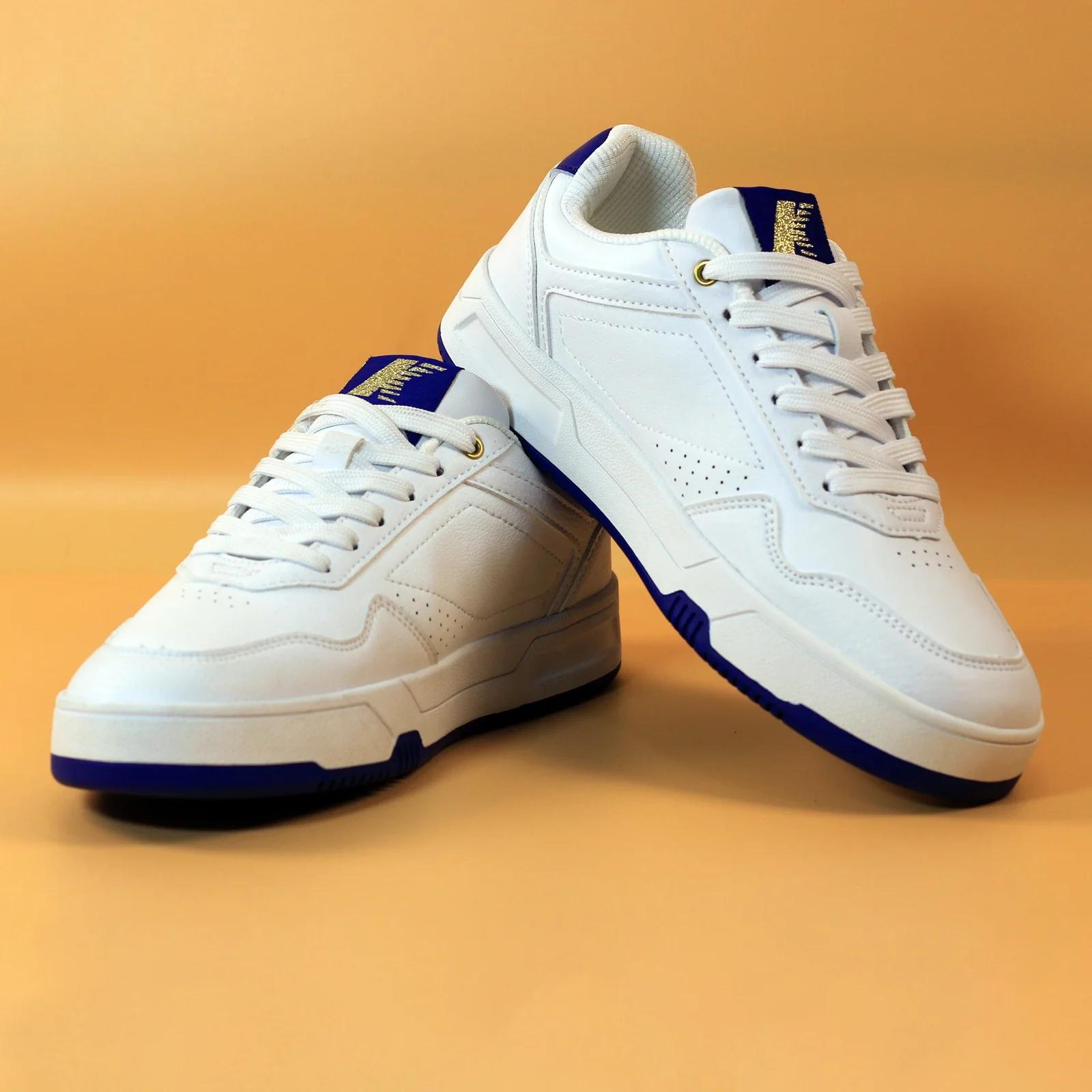 Men's White Sporty Casual Sneakers GS102