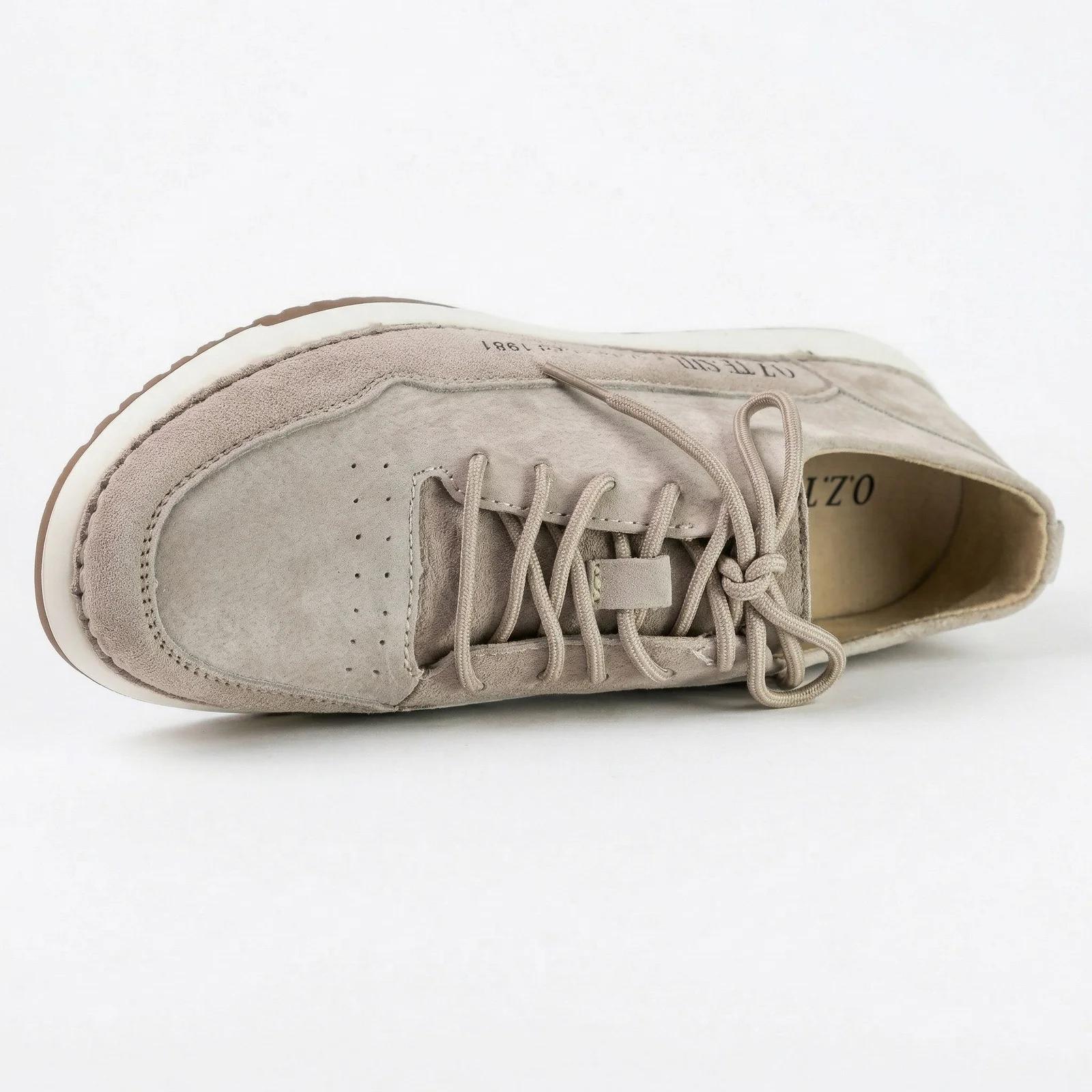 Men's Top-Grain Pigskin Leather Sneakers GS132