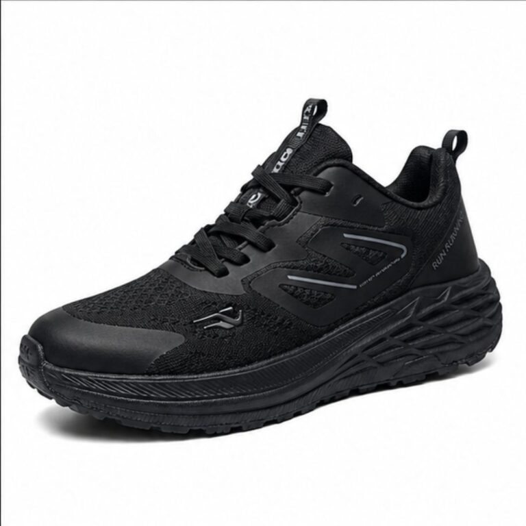 Run Shoes Men’s Black Sneaker (7181)