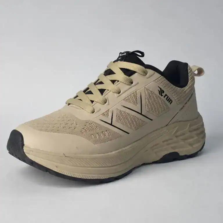 Run Shoes Sports Sneakers Cream (7182)