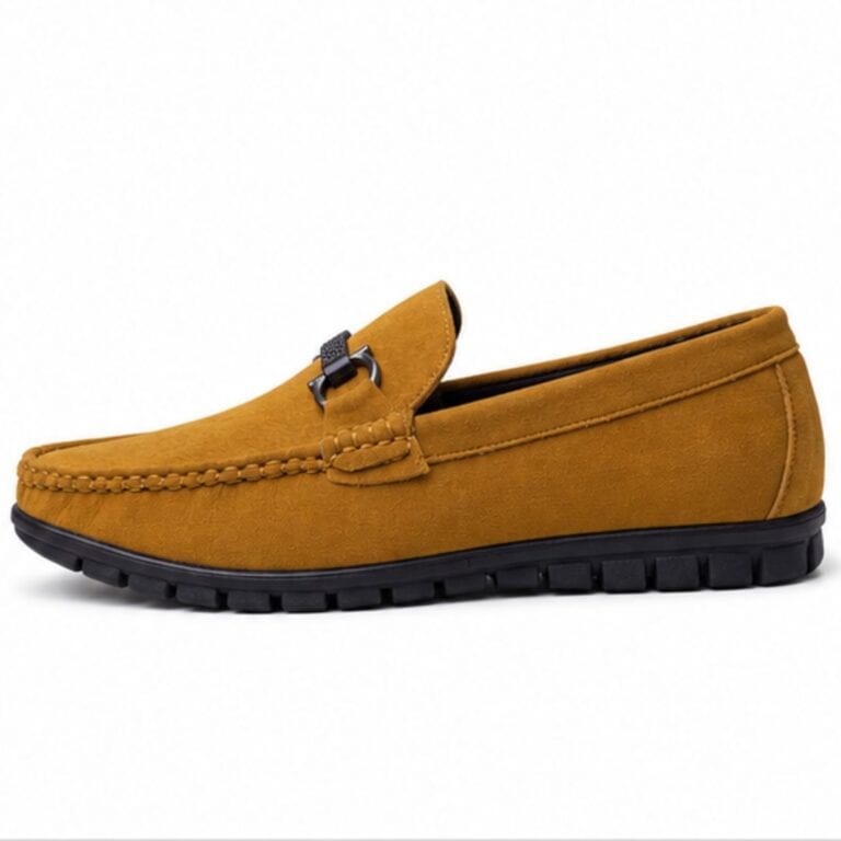Run shoes Tan Buckle Loafers (2306)