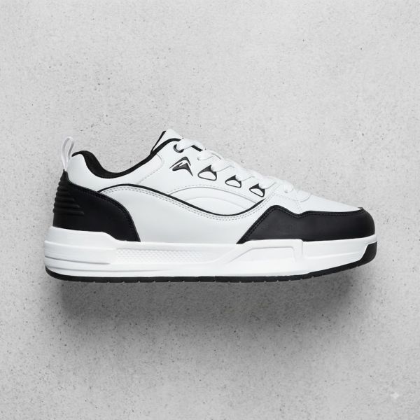 Goldstar Arc AX-6A Men’s Black & White Casual Sneakers | Lightweight Everyday Streetwear Shoes