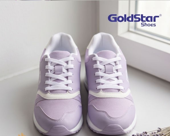 Goldstar Daisy 02 Purple Sneakers For Women – Casual Lightweight Running Shoes