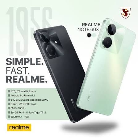 Realme Note 60x
