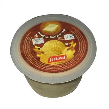 butterscotch ice cream 500ml poly tube