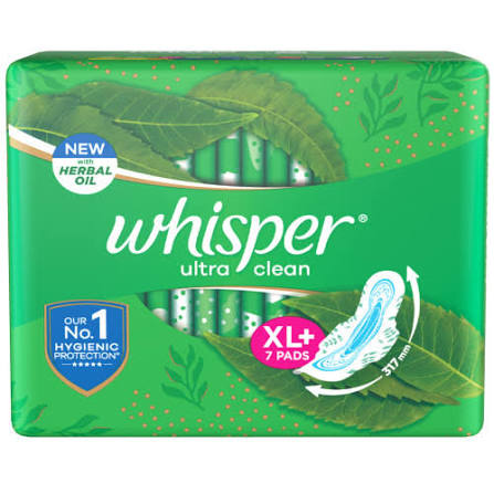 Whisper Ultra Clean XL 7'S *60 INR