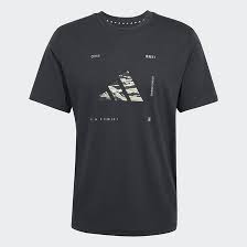 Adidas Climacool Training Camo Logo Graphic Tee