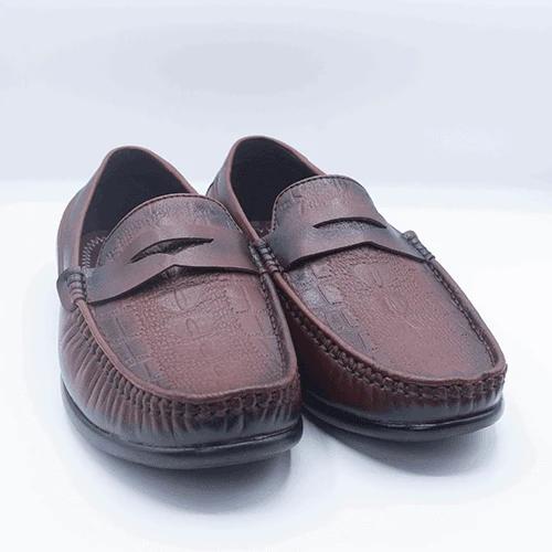 Men's Deep Brown Slip-On Loafers GS34