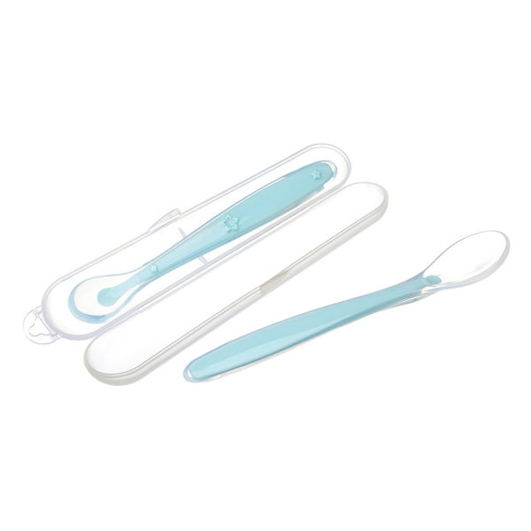 Baby silicon spoon