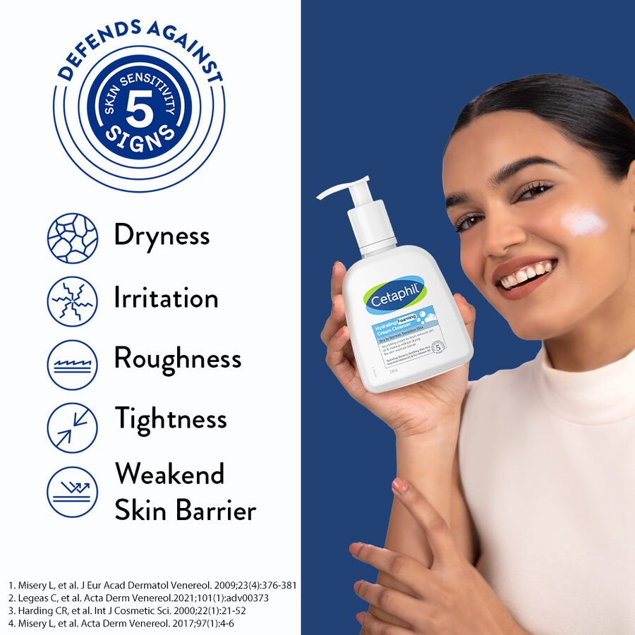 Cetaphil Hydrating Foaming Cream Cleanser 236 ml