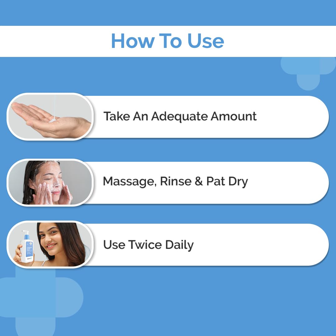 The Derma Co. 2% Niacinamide Gentle Skin Cleanser for Sensitive, Dry & Normal Skin, 