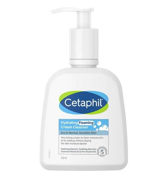 Cetaphil Hydrating Foaming Cream Cleanser 236 ml